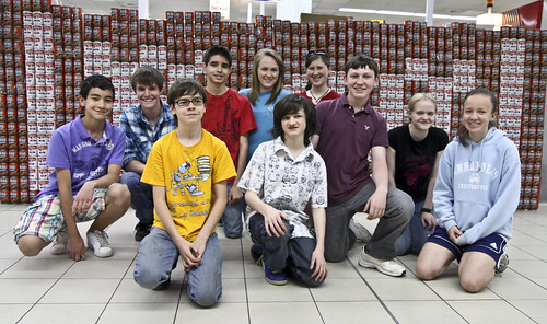 Wiesbaden students build Corps castle for Tin Can Construction project