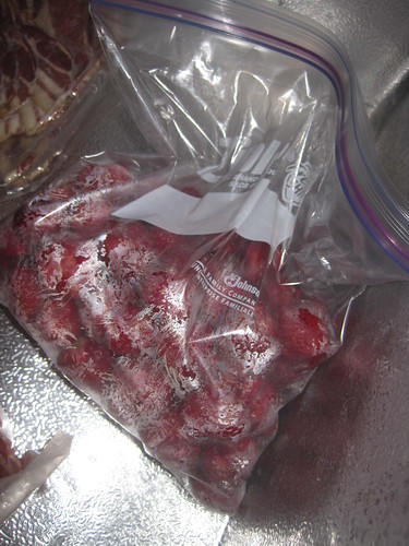 Individually Frozen Strawberries for use during the year