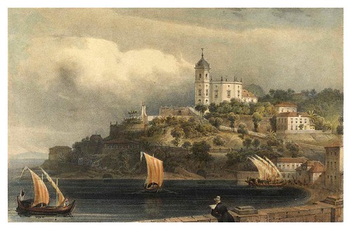 027- Nuestra Sra Da Gloria en Rio de Janeiro desde una  terrraza-Saudades do Rio de Janeiro- Wilhelm Karl Theremin 1835