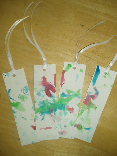 watercolor bookmarks