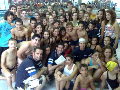 Equipo natación CTE en el Trofeo Petrer