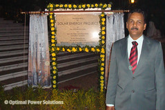 Raj Bhavan head solar project engineer and OPS India Manager of Engineering Mr. Ashok Prakash