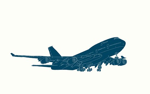 747Jumbo by Peter Mac Illustration