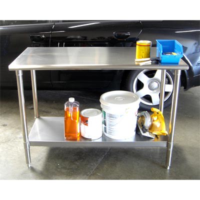 trinity stainless steel work table