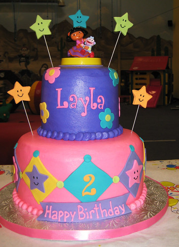 Layla's 2nd birthday cake Customer Photo