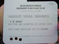 Spike Jonze I'm Here Premiere, London