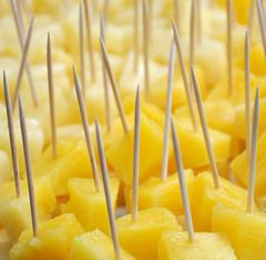 Cheese and Pineapple sticks