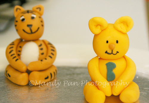 animal figurines for baby shower cake