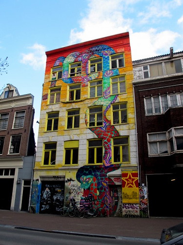 Amsterdam Graffiti Building