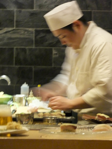 Sushi Chef at Work, Jewel Bako