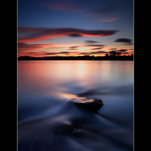 Sunset River Tay by angus clyne
