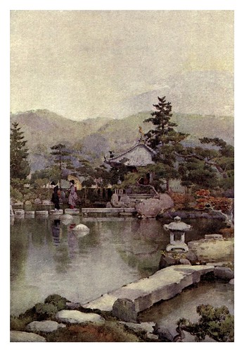 003- Vista de una jardin japones-The flowers and gardens of Japan (1908)-  Ella Du Cane