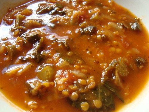 veggie lentil soup