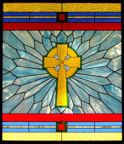 Celtic cross window detail