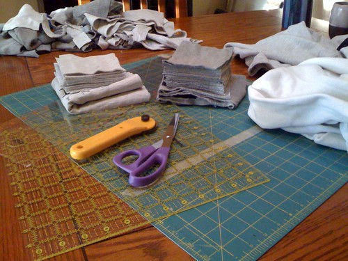 Life: Sweatshirt Quilt In The Making
