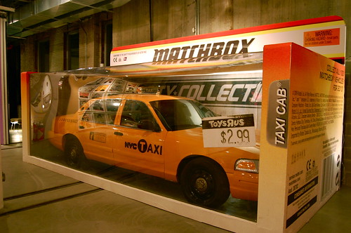 Life-sized NYC taxi
