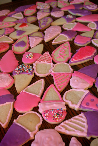 Valentine's Day Sugar Cookies.