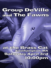 Brass Cat Poster for Group Deville and The Fawns