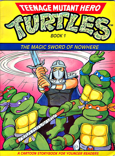  Teenage Mutant Hero Turtles Book 1 - "THE MAGIC SWORD OF NOWHERE" (( 1990 ))