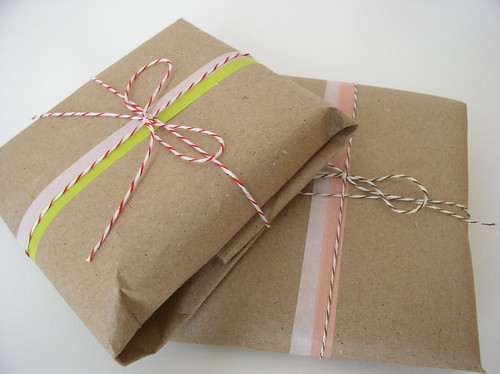 Packaging with Japanese Masking Tape