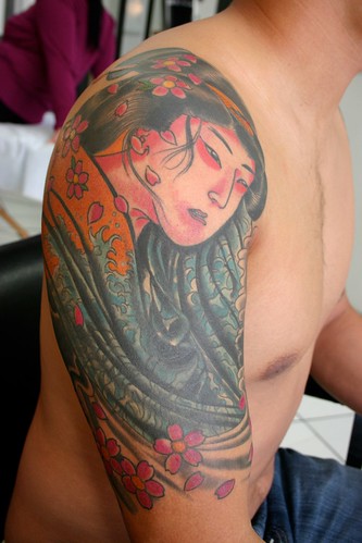 japanese style tattoos. Geisha, Japanese style tattoo,