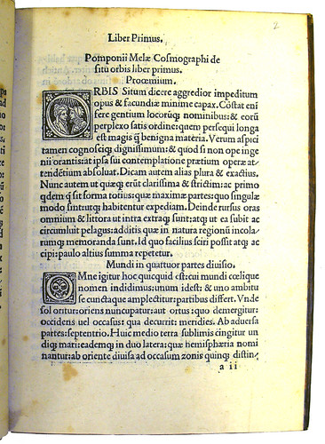 Opening Page of Book I from 'Cosmographia'