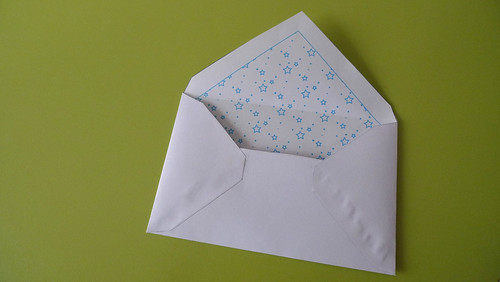 blue star envelope