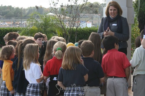 Meteorology Lesson with 1st grade & Upper School