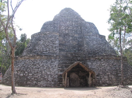 No name in our guide book for this interesting structure at Coba