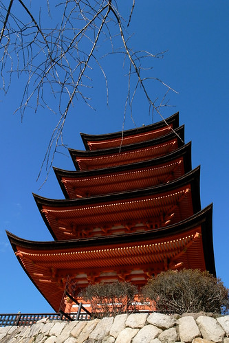 厳島神社五重塔