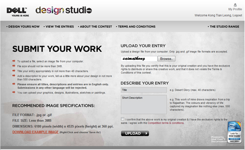 Design and submit your artwork and you are done!