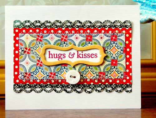 hugs & kisses card