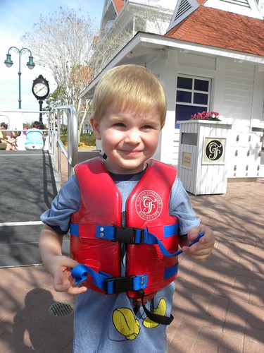 At the Grand Floridian, we wanted Austin to experience one of our favorite Disney moments - the speed boats.