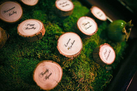 You can see more of Lauren and Andrews beautiful forest themed wedding over
