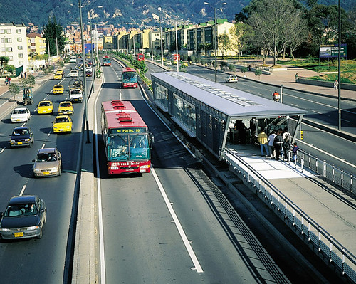 Bogota's TransMilenio BRT (via PoorButHappy in Colombia!)