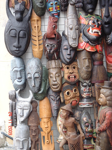 DSC01974 Wood Carving Masks , 木雕面具