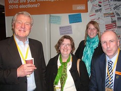 Paddy Ashdown visits ALDC Stand