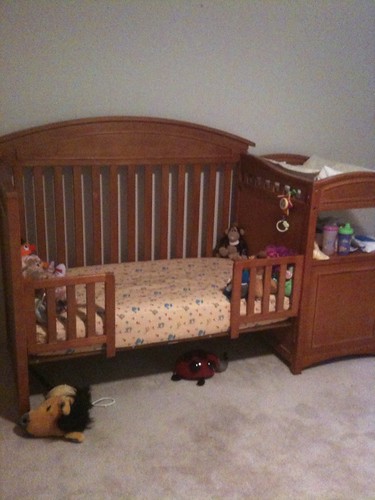 04.23.10 1st day for her big girl bed