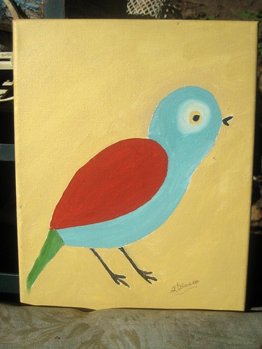 Bird on Canvas