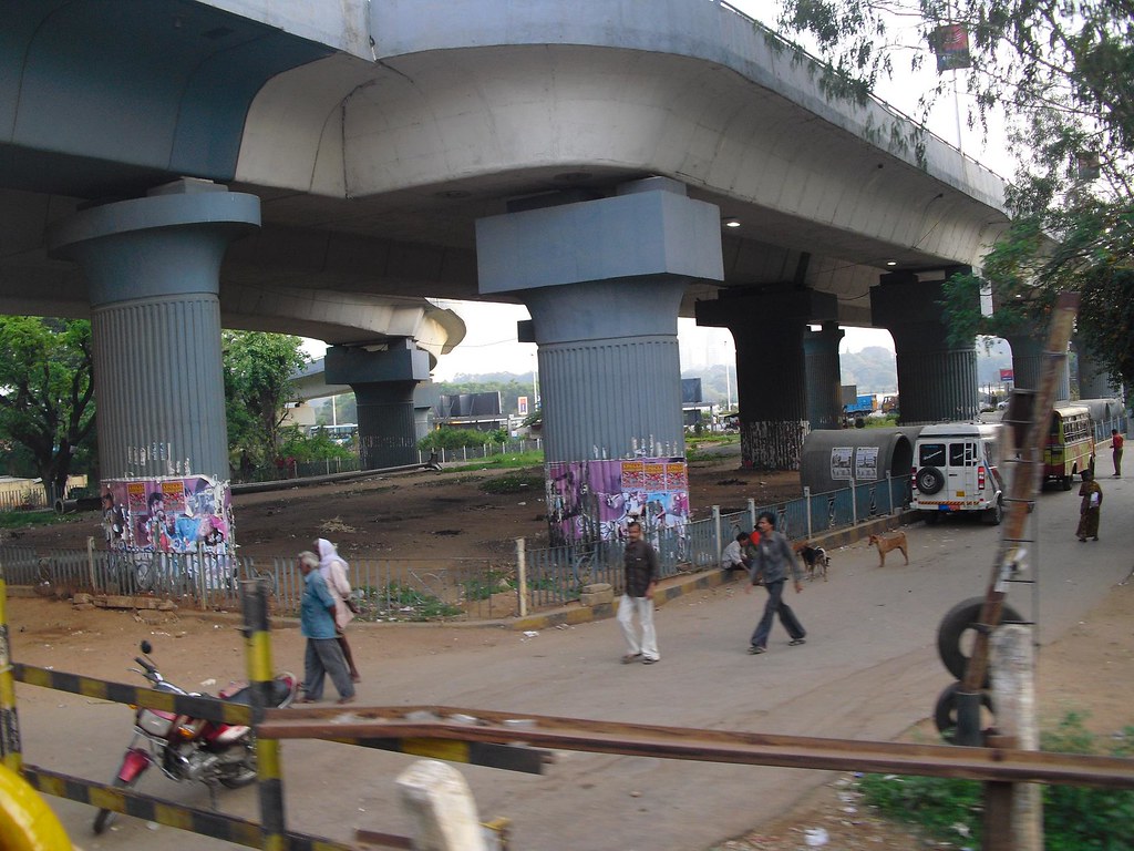 Hebbal terminus at far left end 