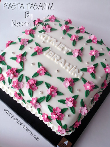 FLOWERS WEDDING CAKE - KIYMET & IBRAHIM 