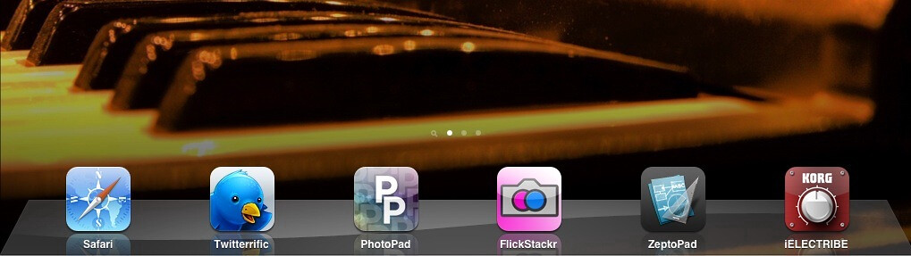 6 icon on iPad dock