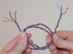 twisted wire bundle