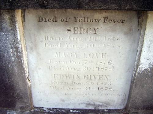 Yellow fever epidemic victims,