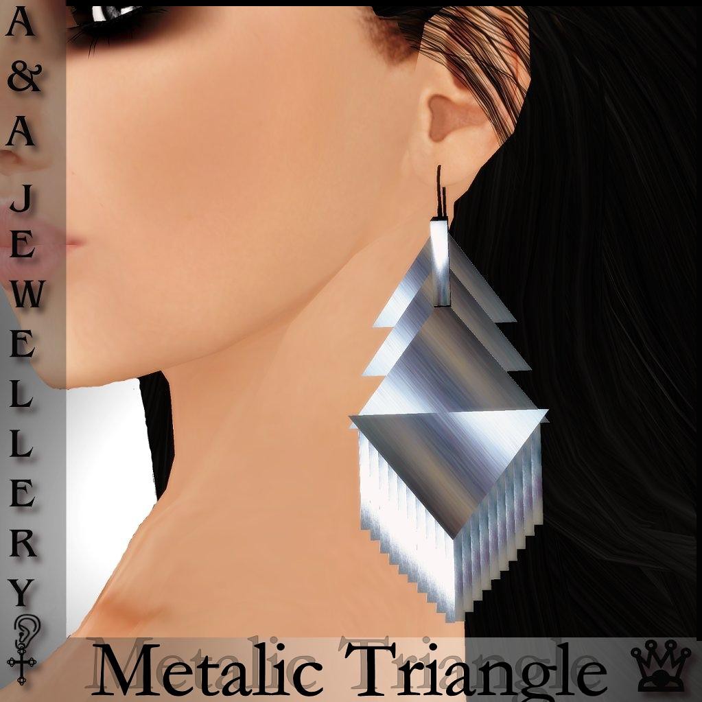 A&A Jewellery Metalic Triangle