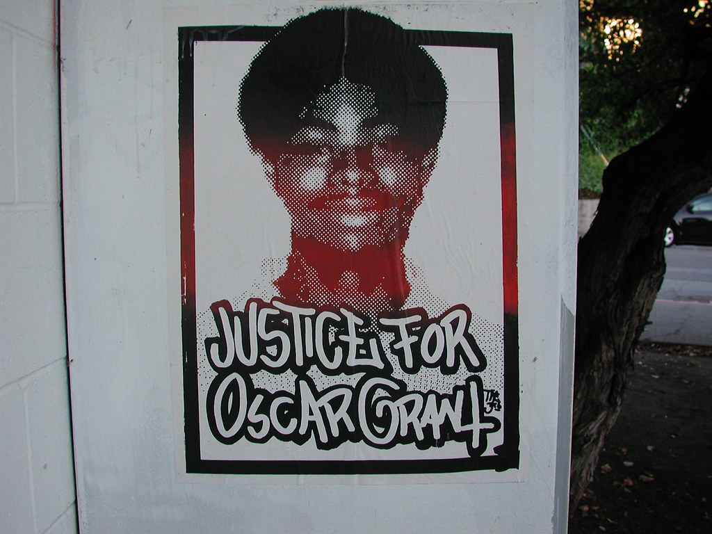 JUSTICE for OSCAR GRANT, Graffiti, Street Art, Oakland, NMG,