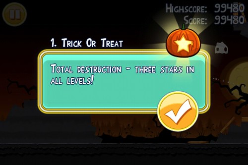 Angry Birds Halloween domination complete ...