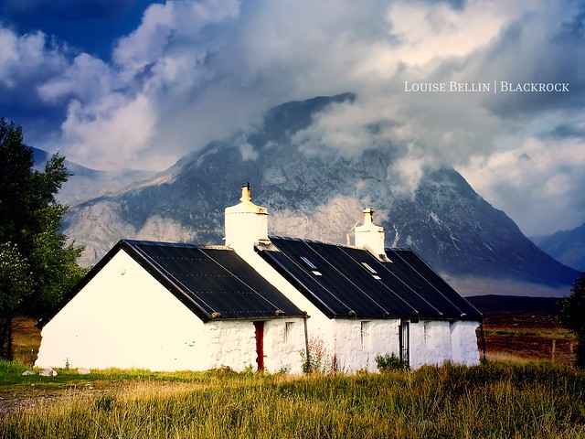 Blackrock Cottage, Glen Coe, Scotland by Louise Bellin