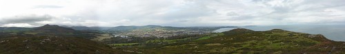 Panoramic view from Bray Head