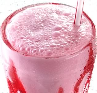 receita milk shake frutas vermelhas